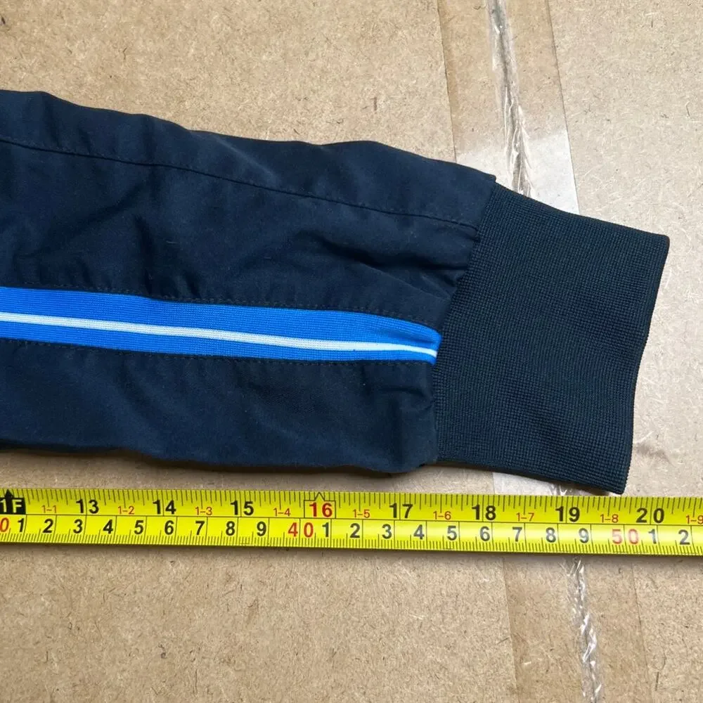 Vintage Nike Women's Blue Long Sleeve Jacket Full Zip Sportswear Size L